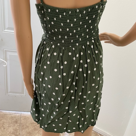 Green pokadot dress - Picture 2 of 5